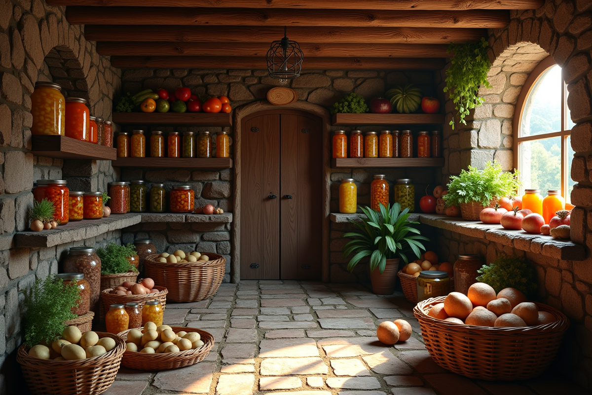 Stockage de nourriture en sous-sol : techniques et conseils adaptés