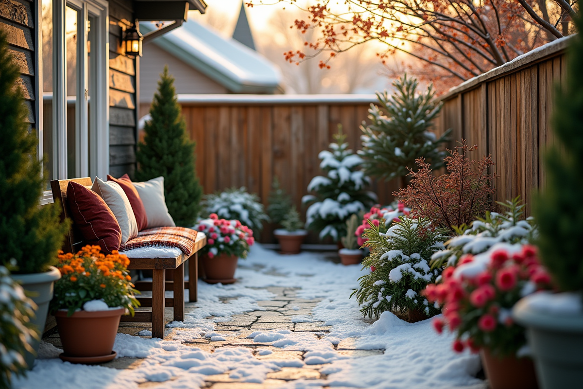 Coin de jardin d