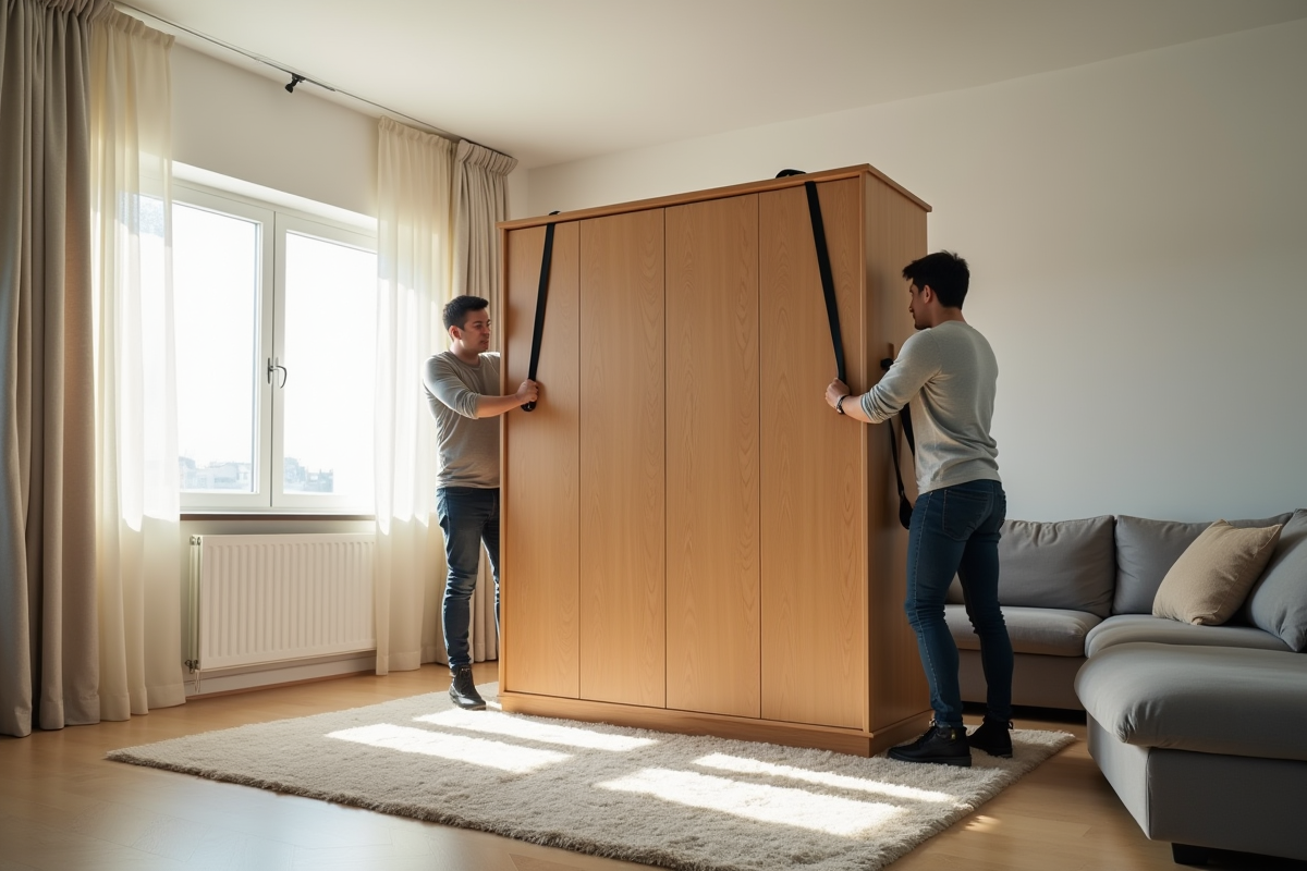Techniques efficaces pour déplacer des meubles extrêmement lourds