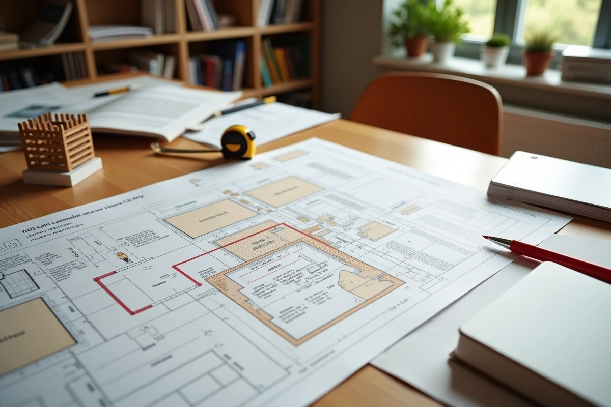 Documents du Plan Local d'Urbanisme (PLU) avec annotations sur les règles de clôture et de limite de propriété