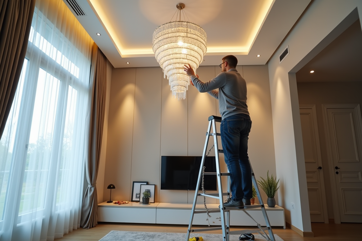 Réduction de la longueur d’un lustre : techniques et étapes essentielles