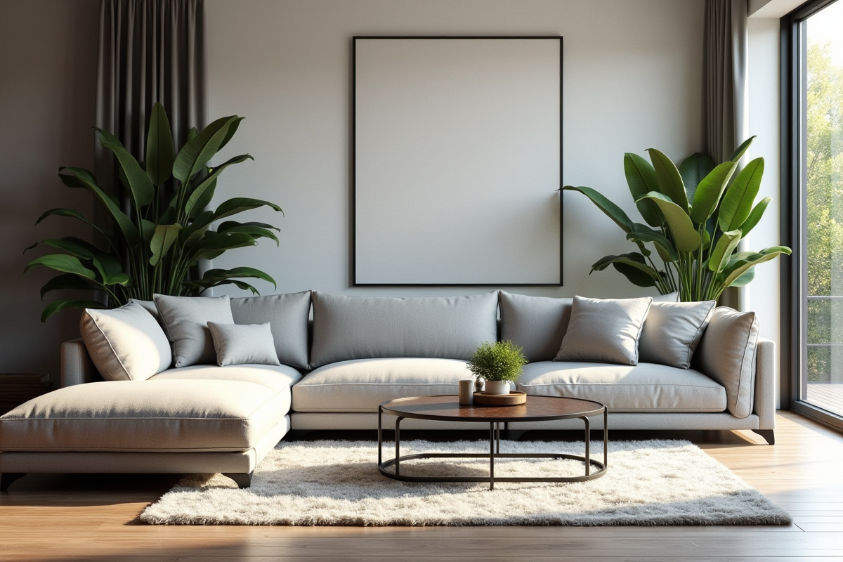Choix de table basse idéale pour un canapé en U