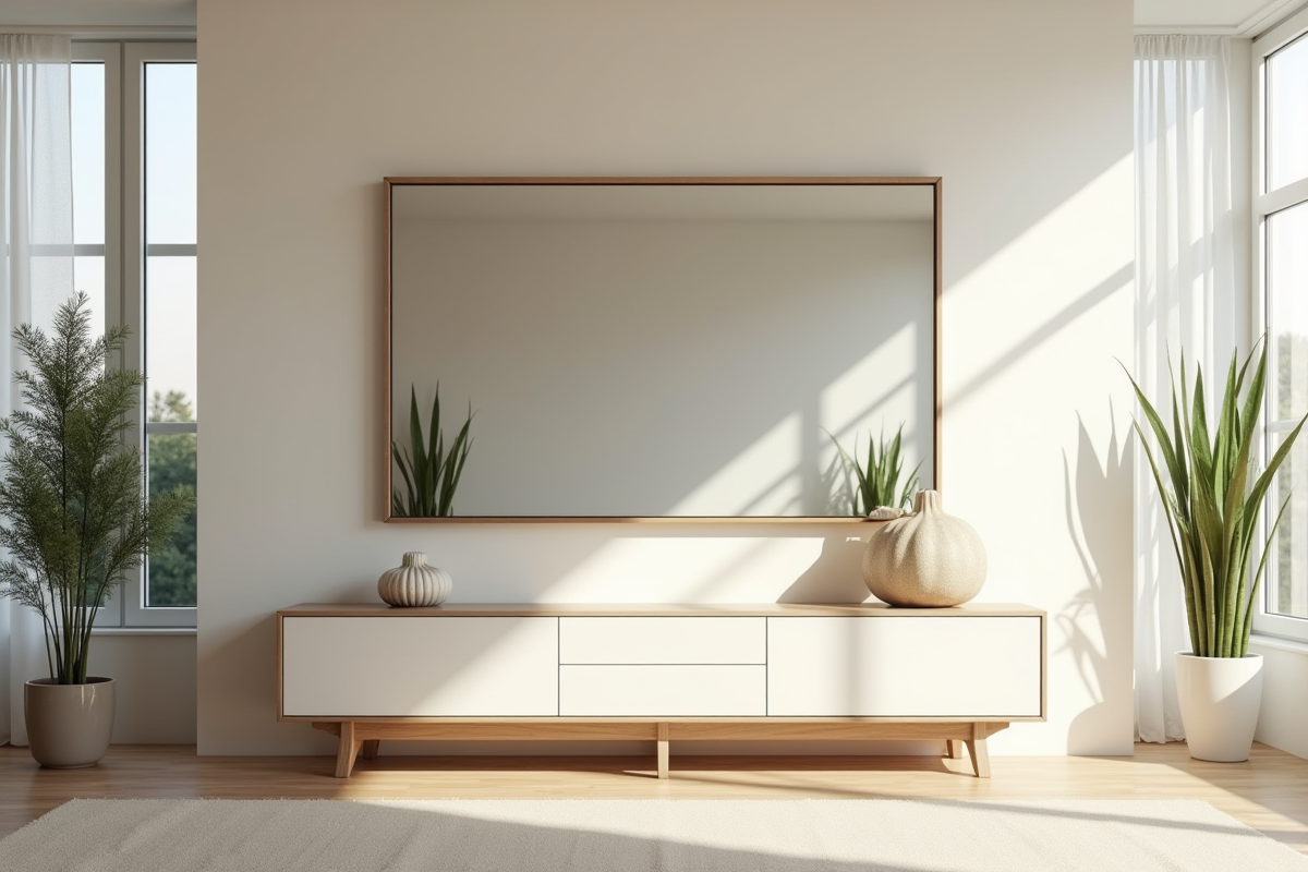 Placement optimal d’un miroir pour donner une impression d’espace dans une pièce