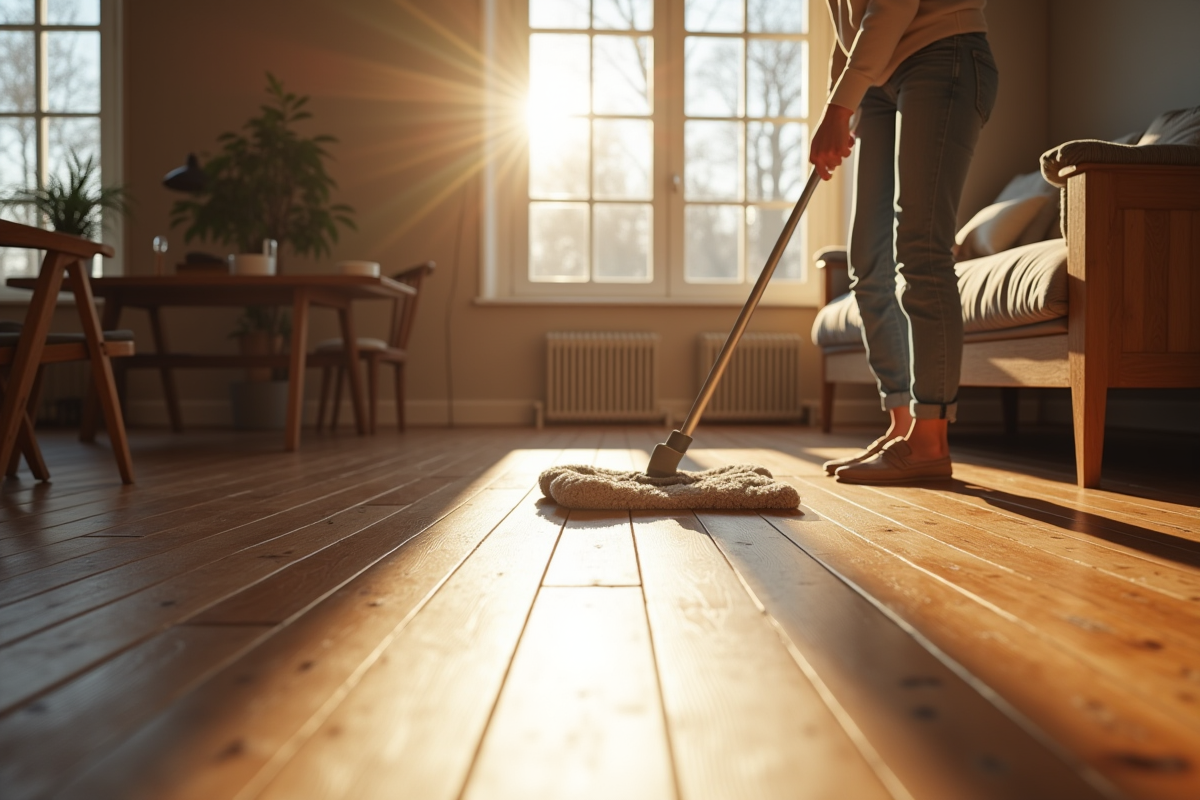 Techniques pour éclaircir un parquet foncé sans ponçage